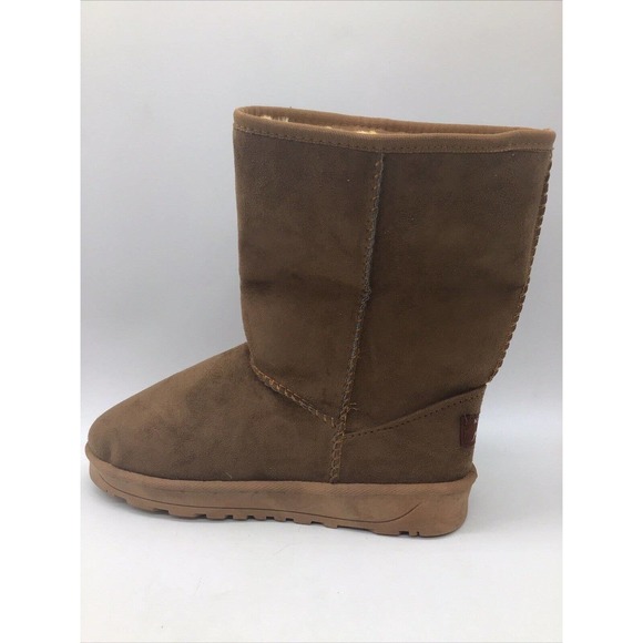 Dafulang N'Polar Women's Brown Faux Suede/Fur Boots Sz. 8.5M/EU 39 - Picture 4 of 15